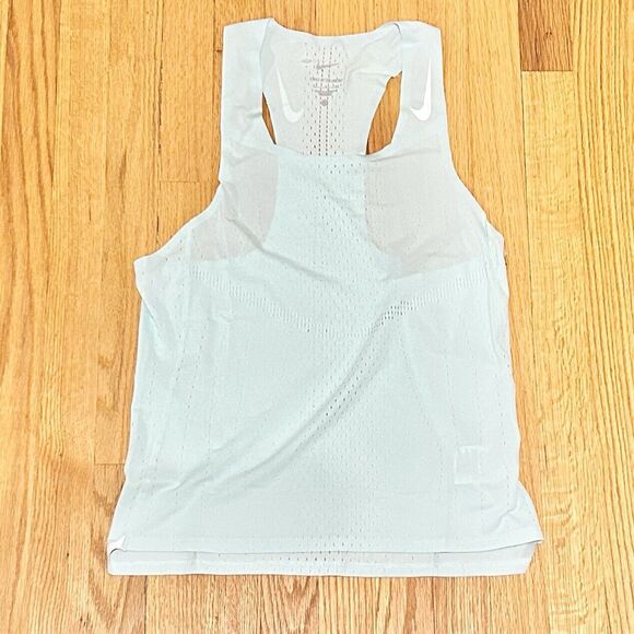 Nike Dri-FIT ADV AeroSwift Men’s Size S Jade Ice Running Racing Singlet - Picture 3 of 6